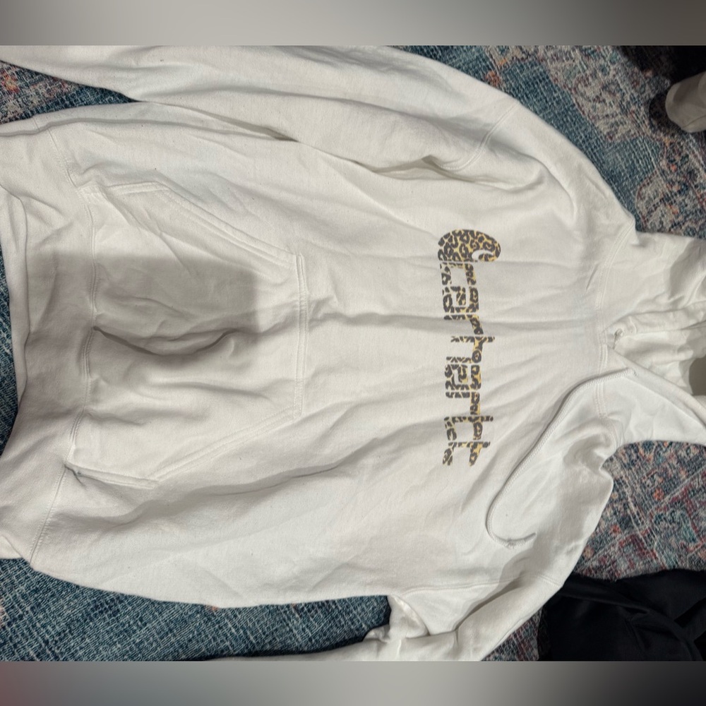 Gildan sweatshirt with carhartt on it!